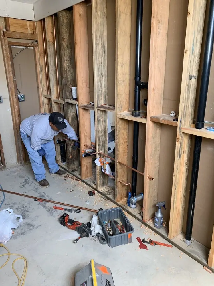 Commercial rough-in plumbing for Gas Line Repair in Venus